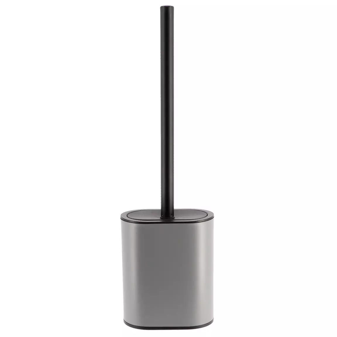 Brosse WC à tête plate Black Line Gris/Noir