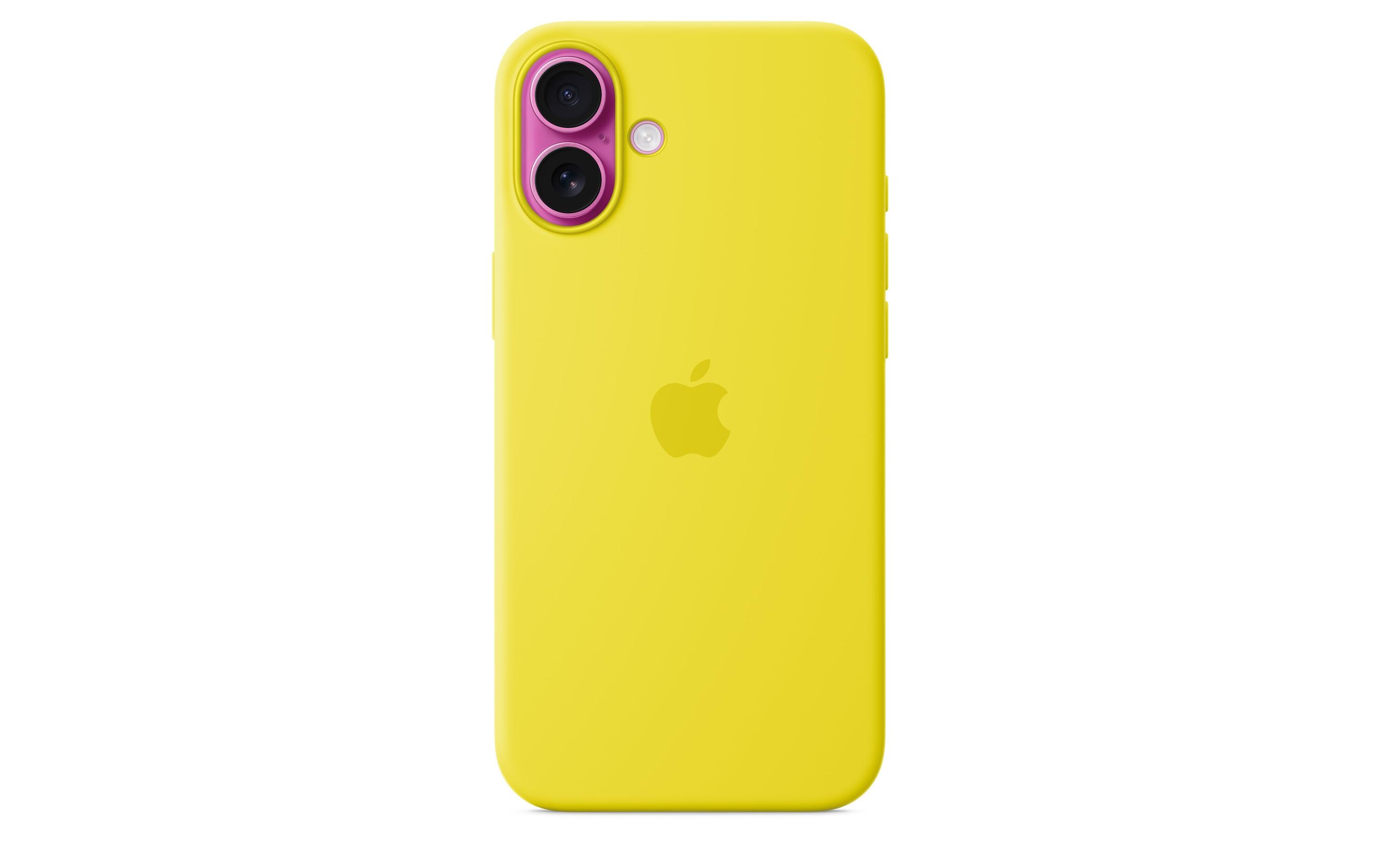 Silicone Case mit MagSafe iPhone 16 Plus SternfruchtSilikon-Backcover mit «MagSafe» für das Apple iPhone 16 Plus