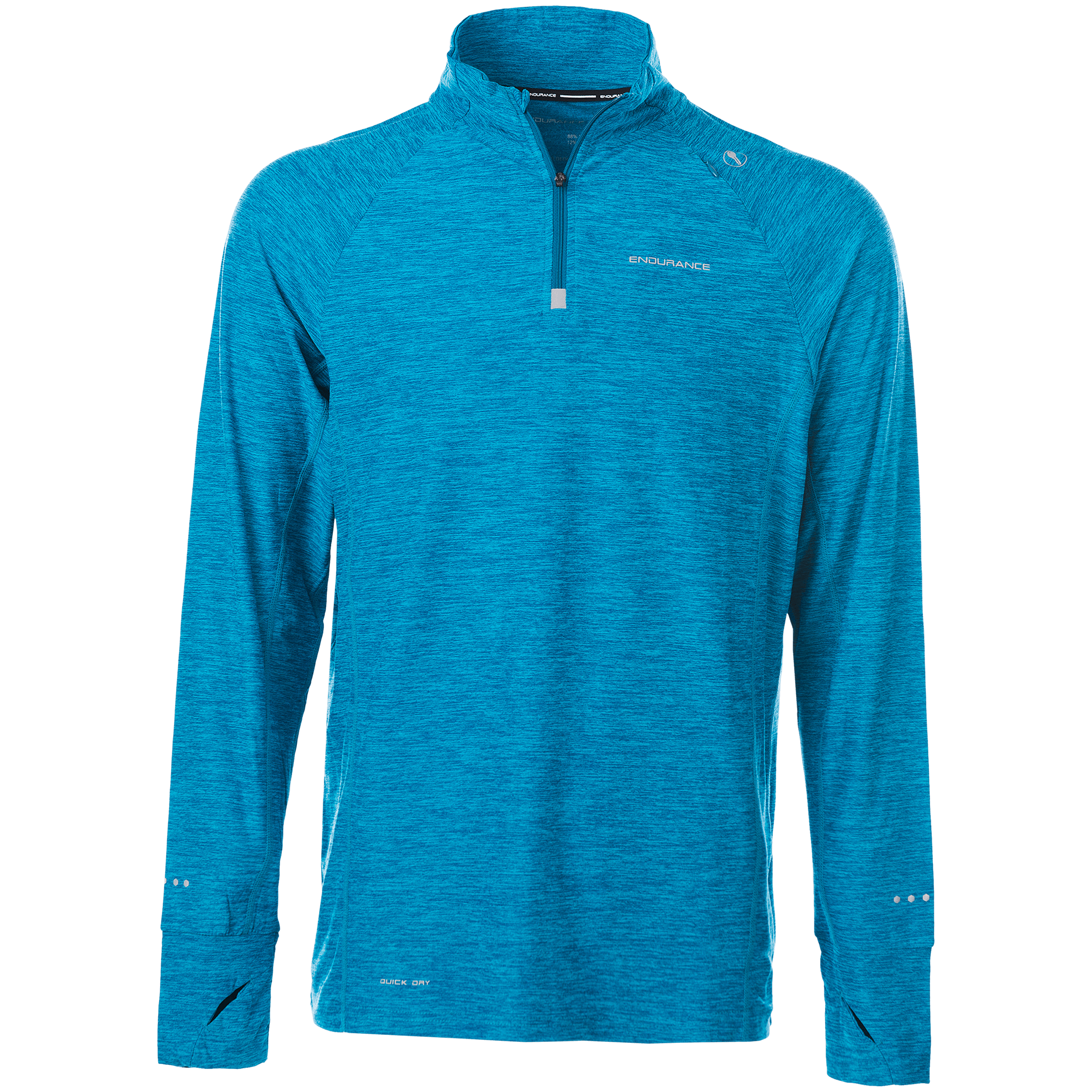 Endurance Chrysan M Melange Performance Midlayer - Treningstøy