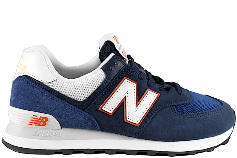 NEW BALANCE MEDIUM MOYEN SNEAKERS I BLÅT RUSKIND