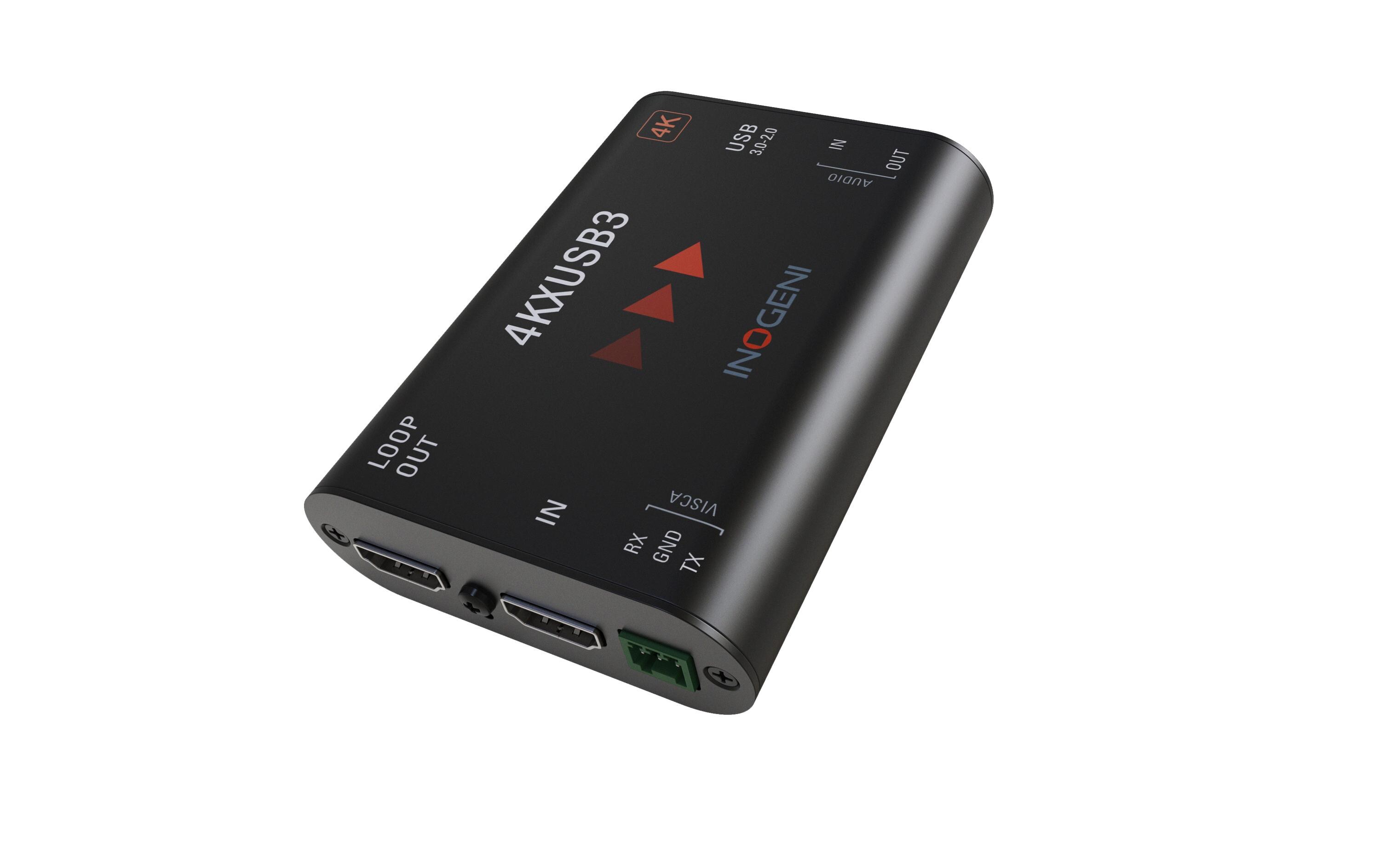 Konverter 4KXUSB3 HDMI – USB 3.0<br>HDMI auf USB 3.0 Konverter – mit HDMI Loop und VISCA-Anschluss