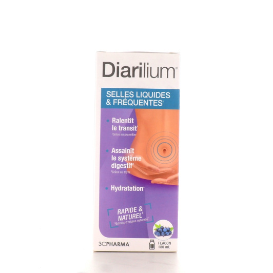 Diarilium 3C Pharma : selles liquides, fréquentes - Diarrhée