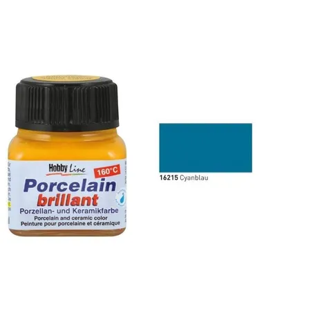KREUL Glass & Porcelain Clear, cyanblau, 20 ml