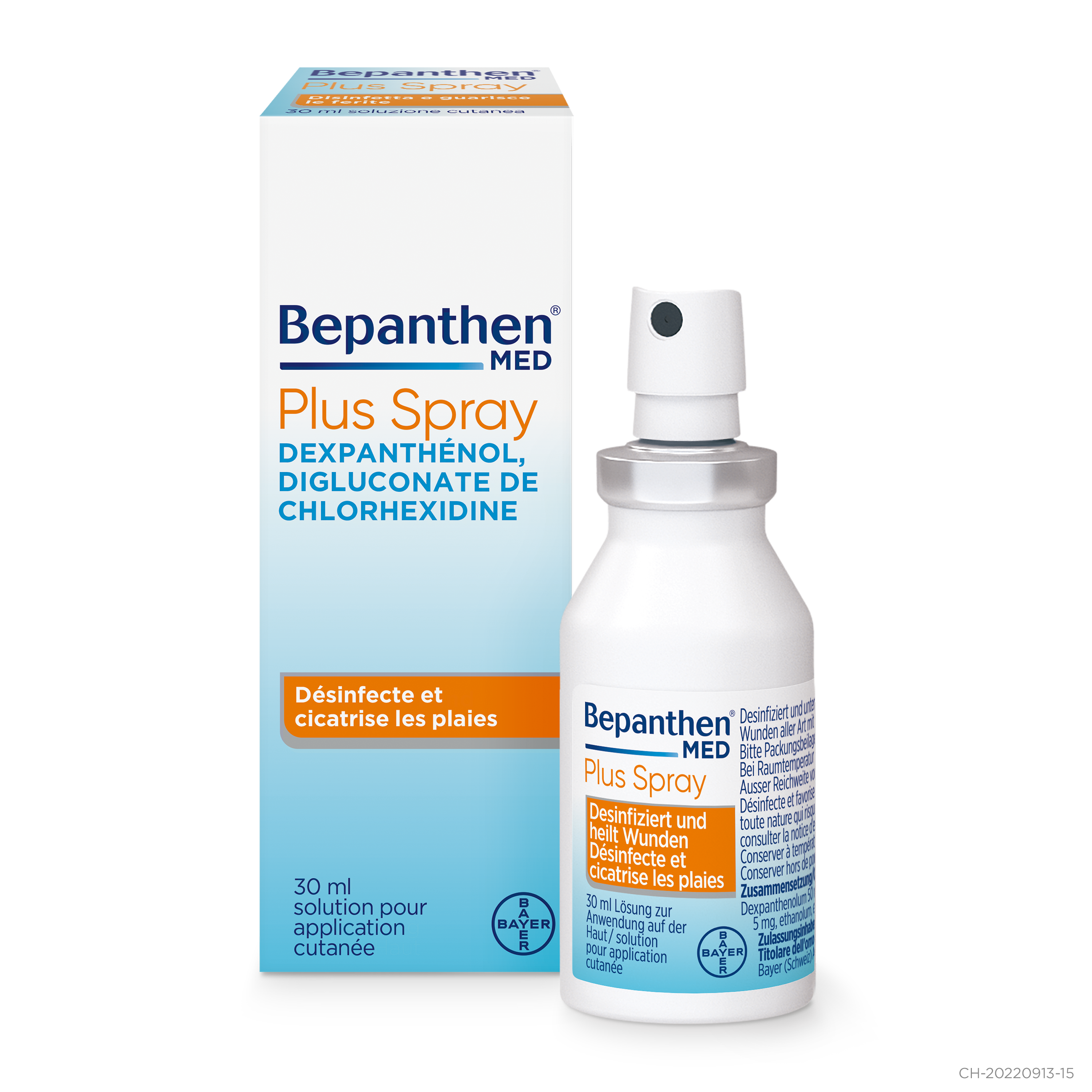 BEPANTHEN MED Plus Spray<br>30 ml, Flasche, Spray zur Anwendung auf der Haut, Lösung
