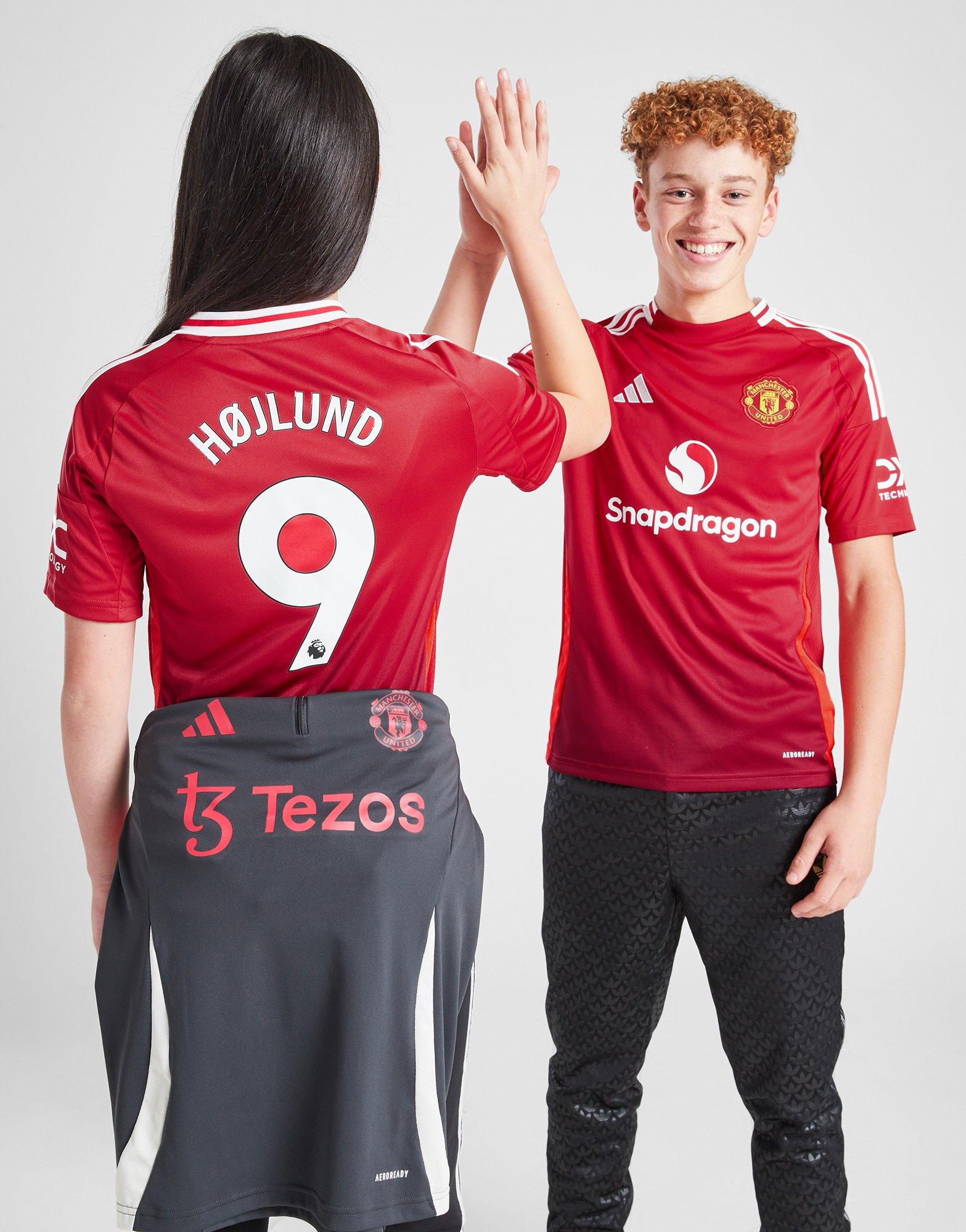 adidas Manchester United 24/25 Hojlund #9 Home Shirt JR