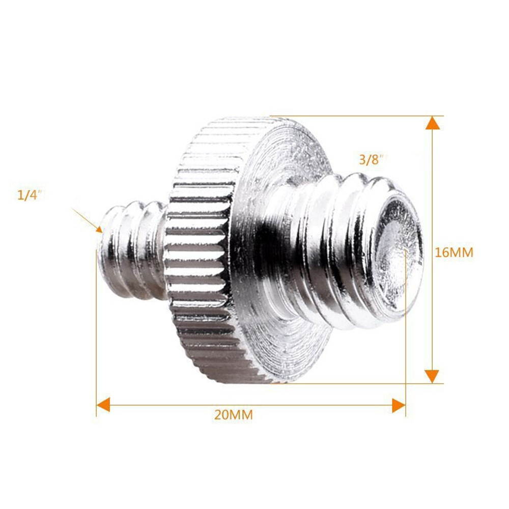 DSLR / SLR Kamera Doppelkopf Schrauben Adapter mit 3/8