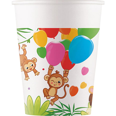 Papkrus 8-pak - jungle balloner