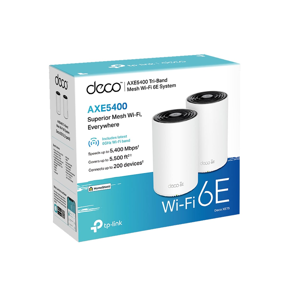 TP-Link AXE5400 mesh WiFi system DecoXE75 (2-pakning)