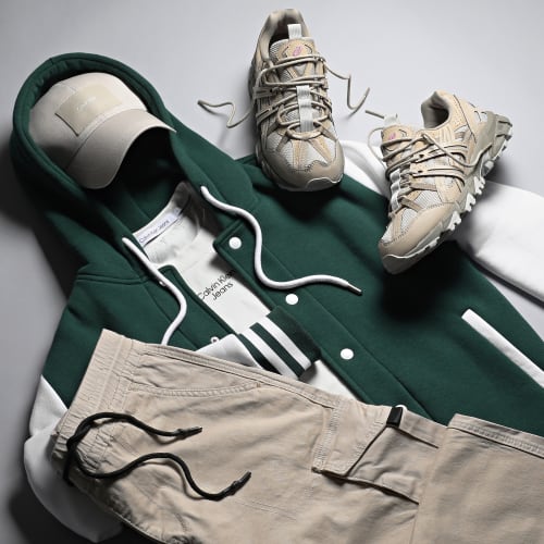 Veste Teddy A Capuche Bicolore 2804 Vert Blanc
