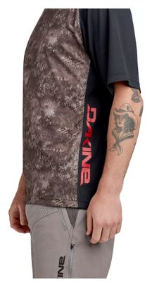 Maillot Manches Courtes Dakine Thrillium Marron/Blanc