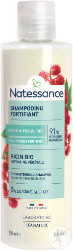 Natessance Ricin Keratine Shampoing Flacon 250ml