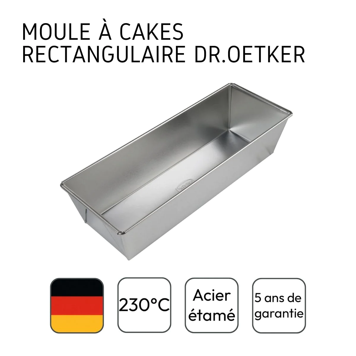 Moule à cake 30 cm Classics Dr. Oetker