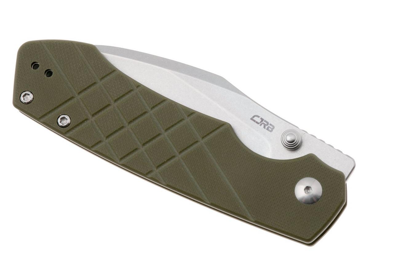 CJRB Kestrel J1962-GN Stonewashed AR-RPM9, Green G10, zakmes, Ray Laconico design
