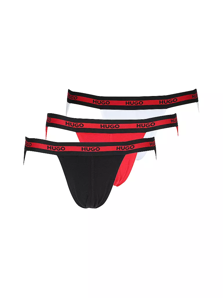 HUGO Pants JOCKSTR 3-er Pkg. bright red rot