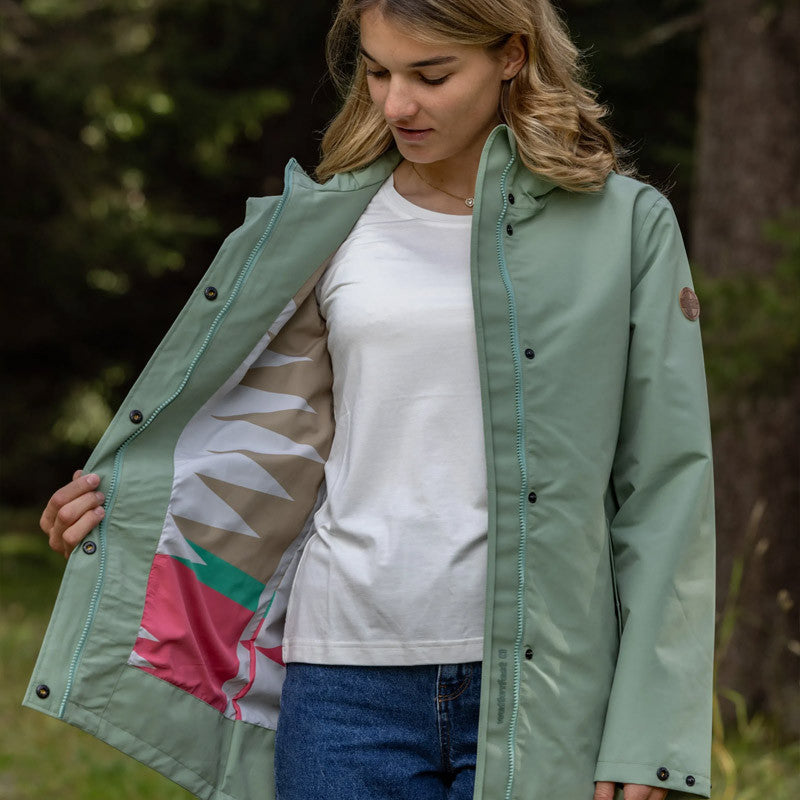 Frauen Regenmantel Siti green bay