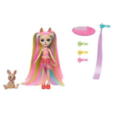 Mattel Enchantimals Sunshine Beach Katrice Kangaroo und Hop