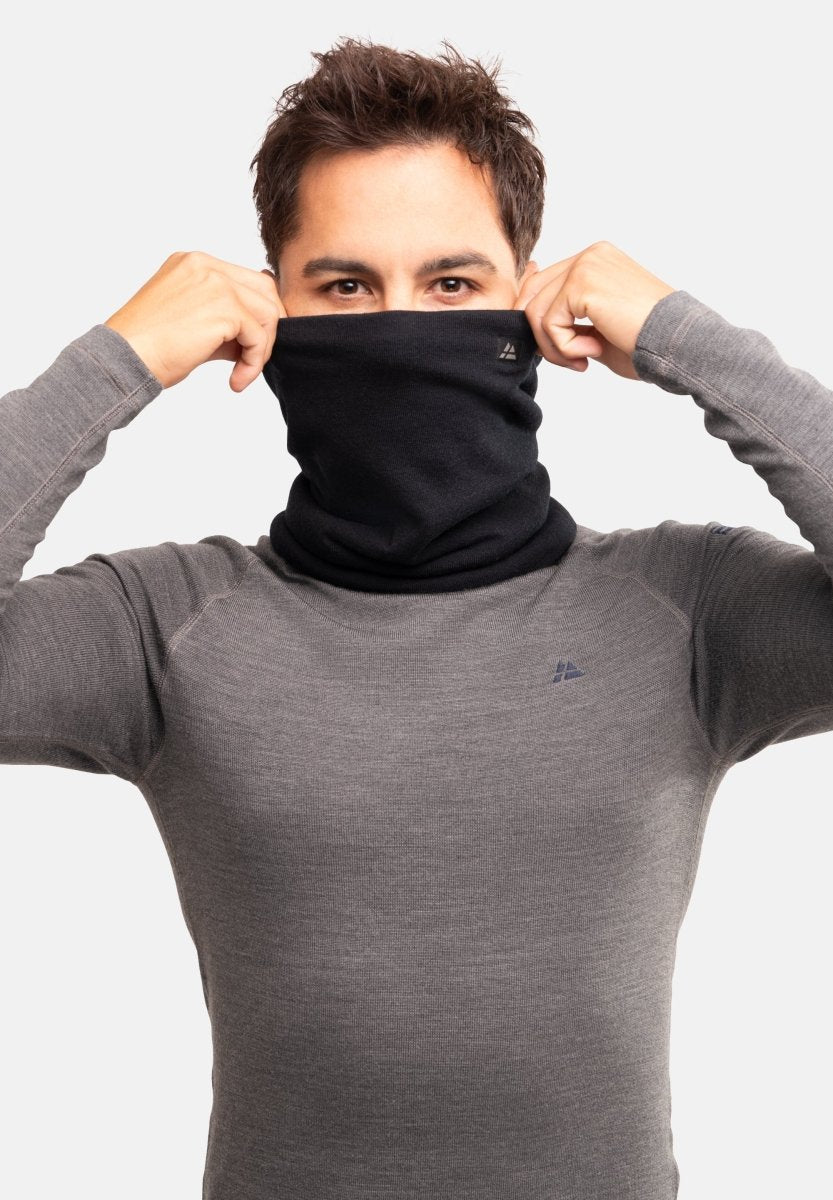 MERINOULD HALSEDISSE MED FLEECE