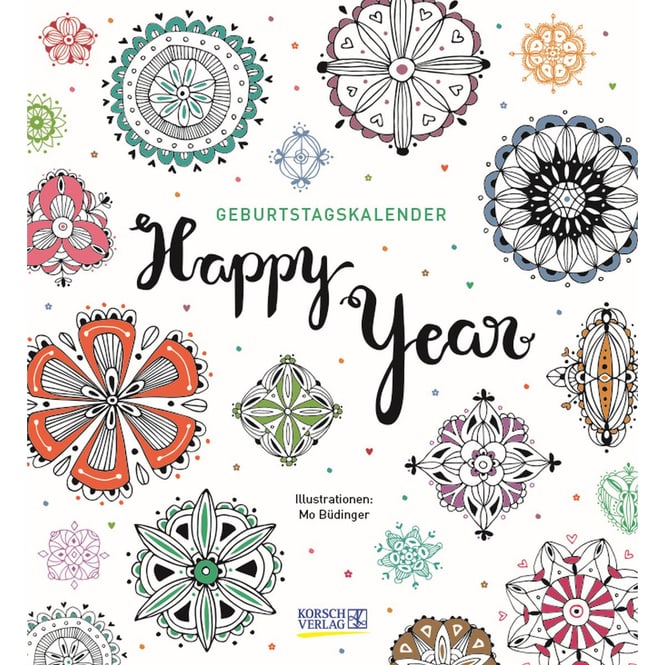 Geburtstagskalender - Happy Year