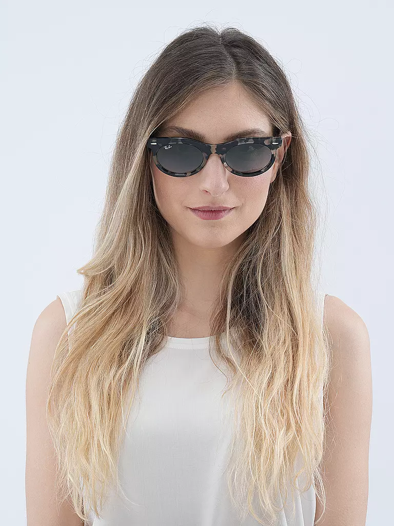 RAY BAN Sonnenbrille 0RB2242/53 WAYFARER OVAL braun