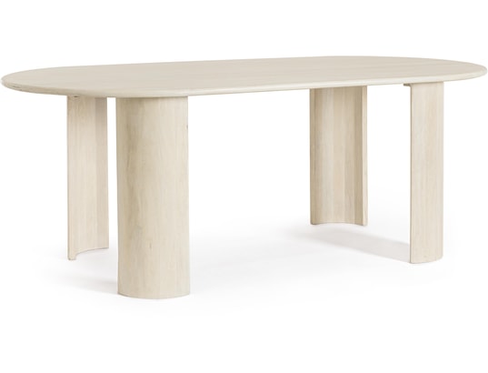 CONCEPT1 - Table de salle à manger Orlando naturel 210 x 100 x h76 cm