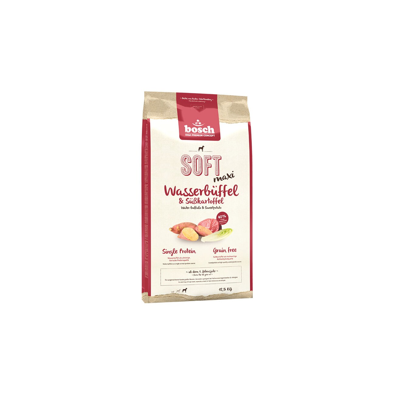 bosch Soft maxi Wasserbüffel & Süßkartoffel 12,5 kg