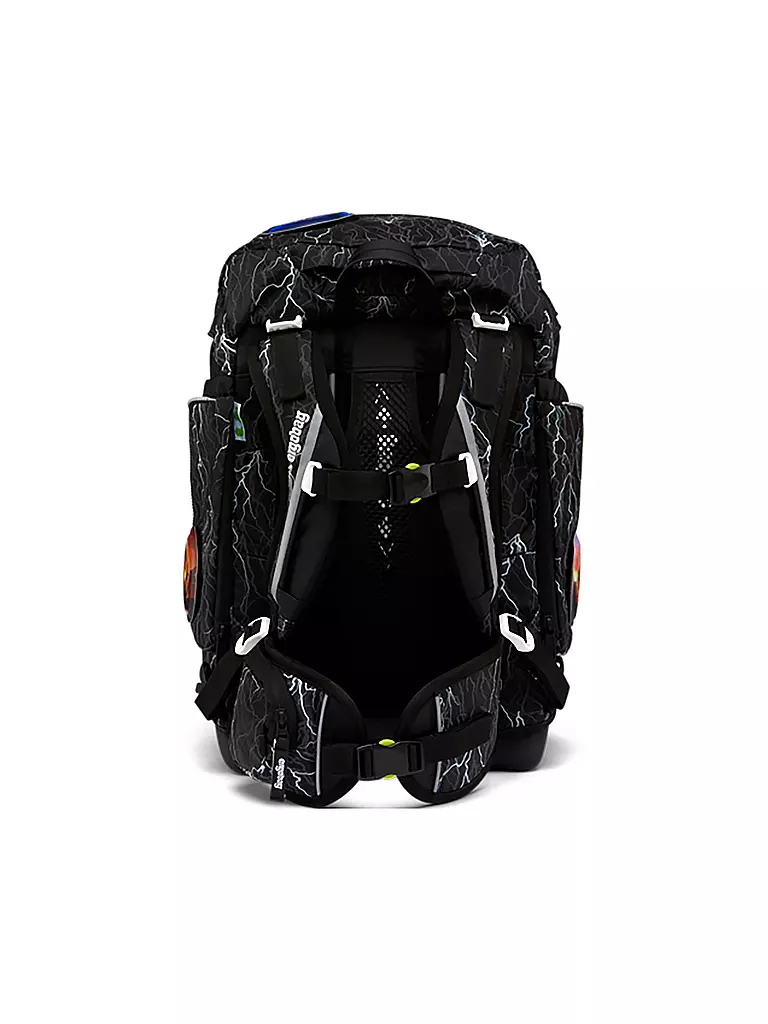 ERGOBAG Schultaschen Set 6tlg PACK Reflex Glow - Super ReflektBär schwarz