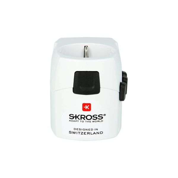 Skross Adaptador de Viagem Universal com Fichas Terra   . - SKR1302540
