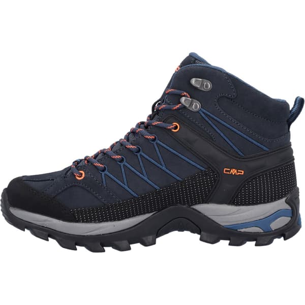 Chaussure de randonnée mid CMP RIGEL MID WP B.BLUE FLASH ORANGE