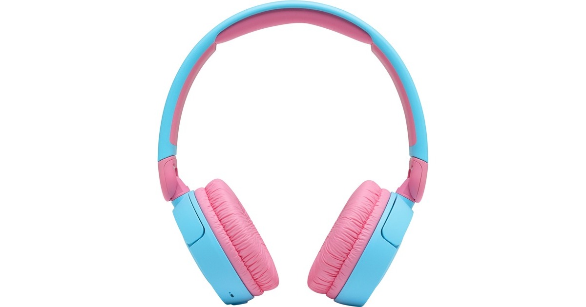 JBLJR310BT on-ear hoofdtelefoon  (Blauw/roze, Bluetooth)