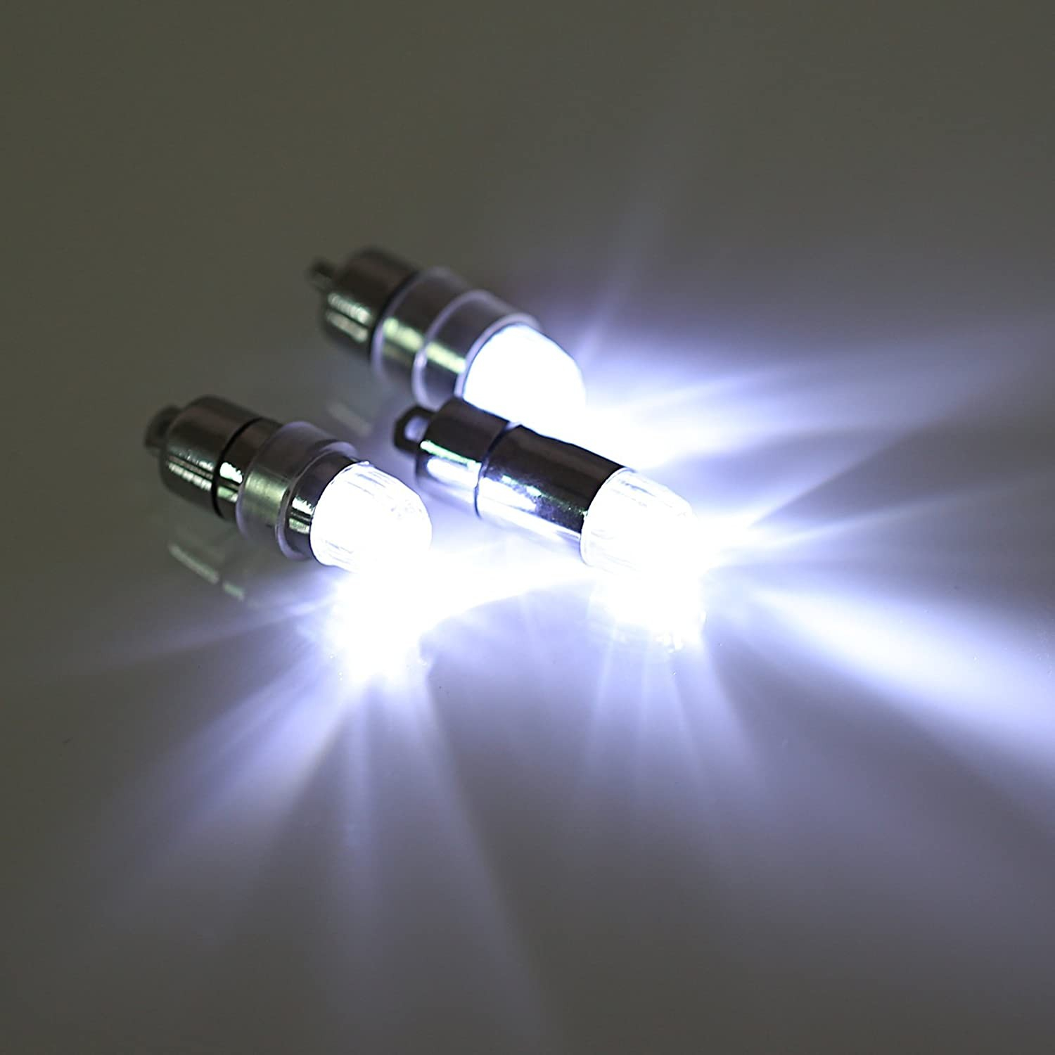 (20er Set) Wasserdichte Mini LED Ballon Lichter Lampion / Laternen Beleuchtung (Batteriebetrieben LR41) - Kaltweiss