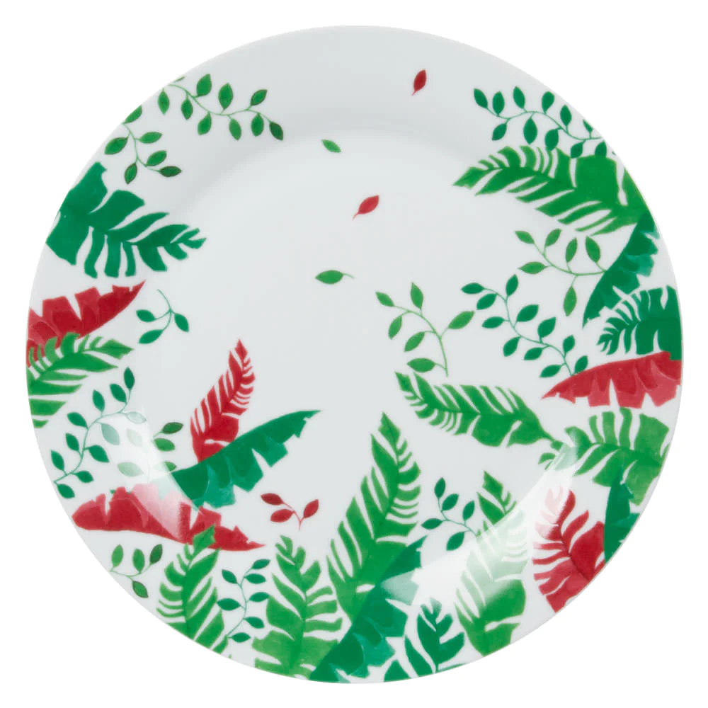 Assiette plate Bornéo rouge 26 cm (lot de 6) Table passion