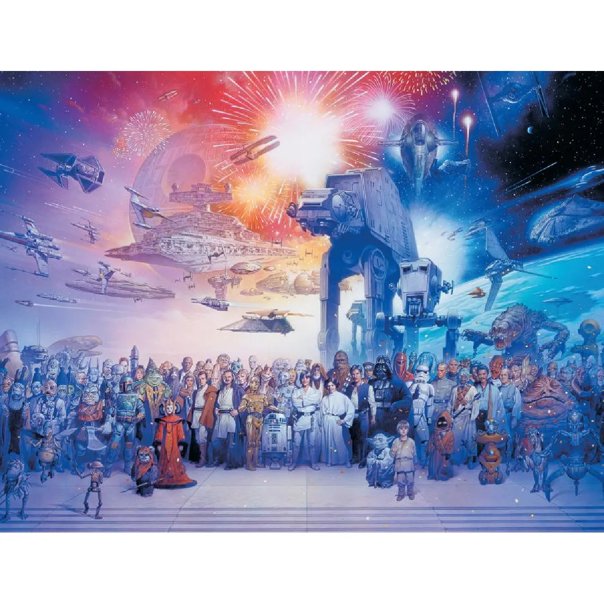 RAVENSBURGER - Puzzle Star Wars 2000 pièces