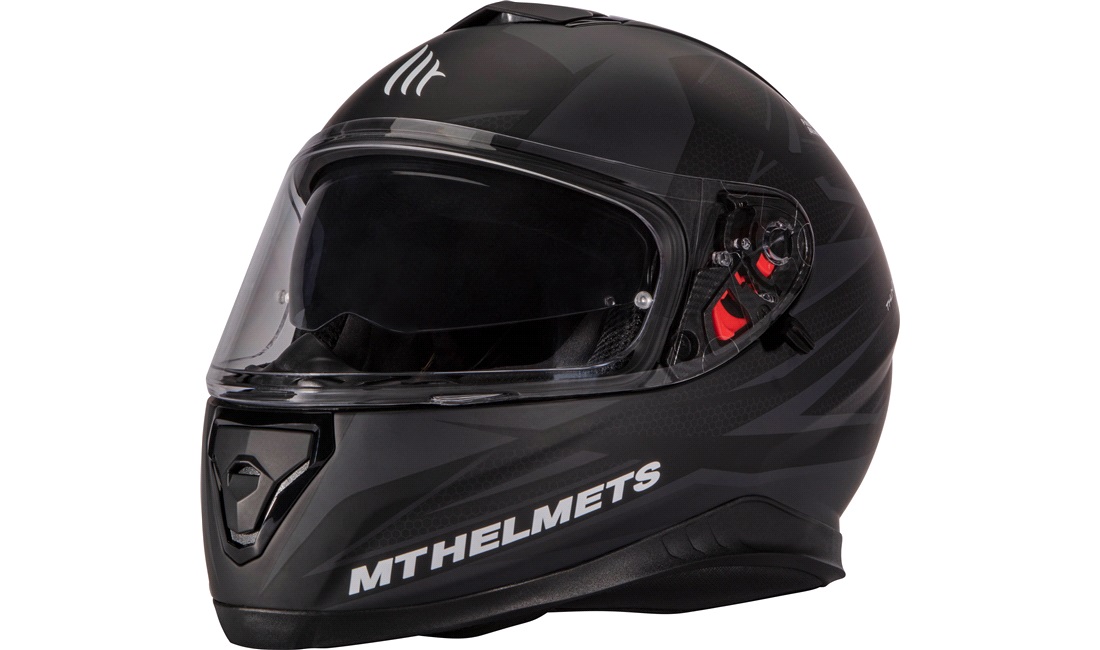 Styrthjelm fullface m/solbrille MT Thunder3 SV Effect mat str. XXL