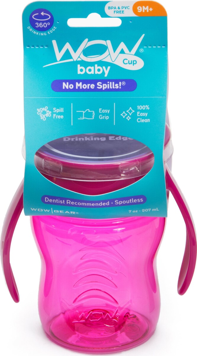 Wow - Spildfri Baby Kop - Pink