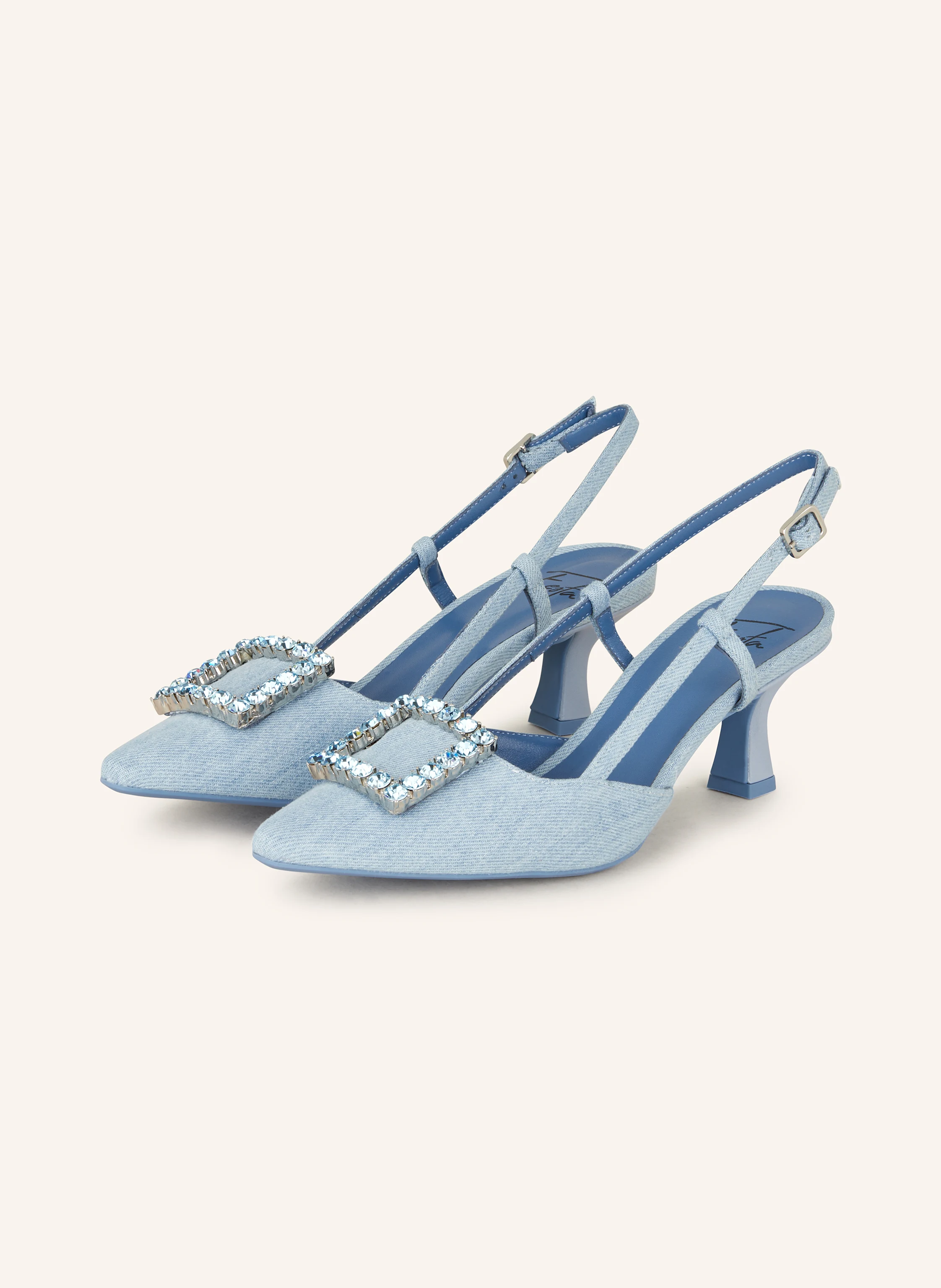 FESTA Slingpumps STEFI mit Schmucksteinen