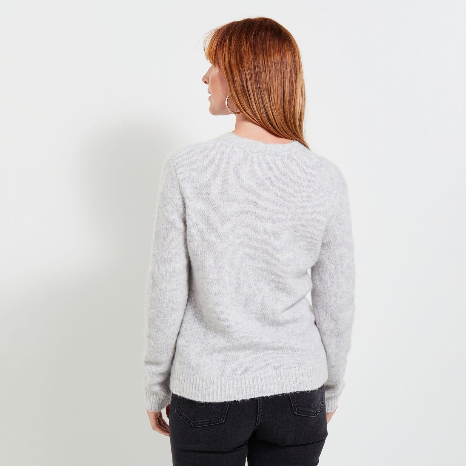 Gilet col V femme