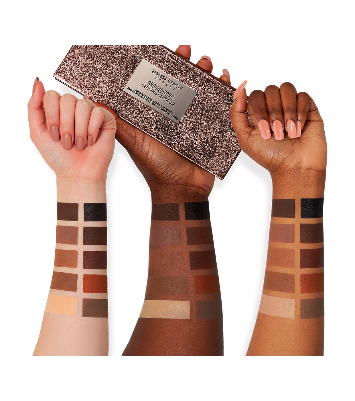 Danessa Myricks Beauty - paleta multiuso para rosto, olhos e lábios Groundwork Defining Neutrals