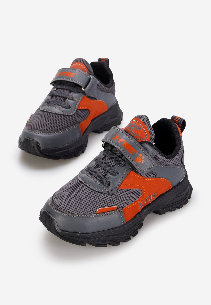 Baskets pour enfants gris Menas A V3