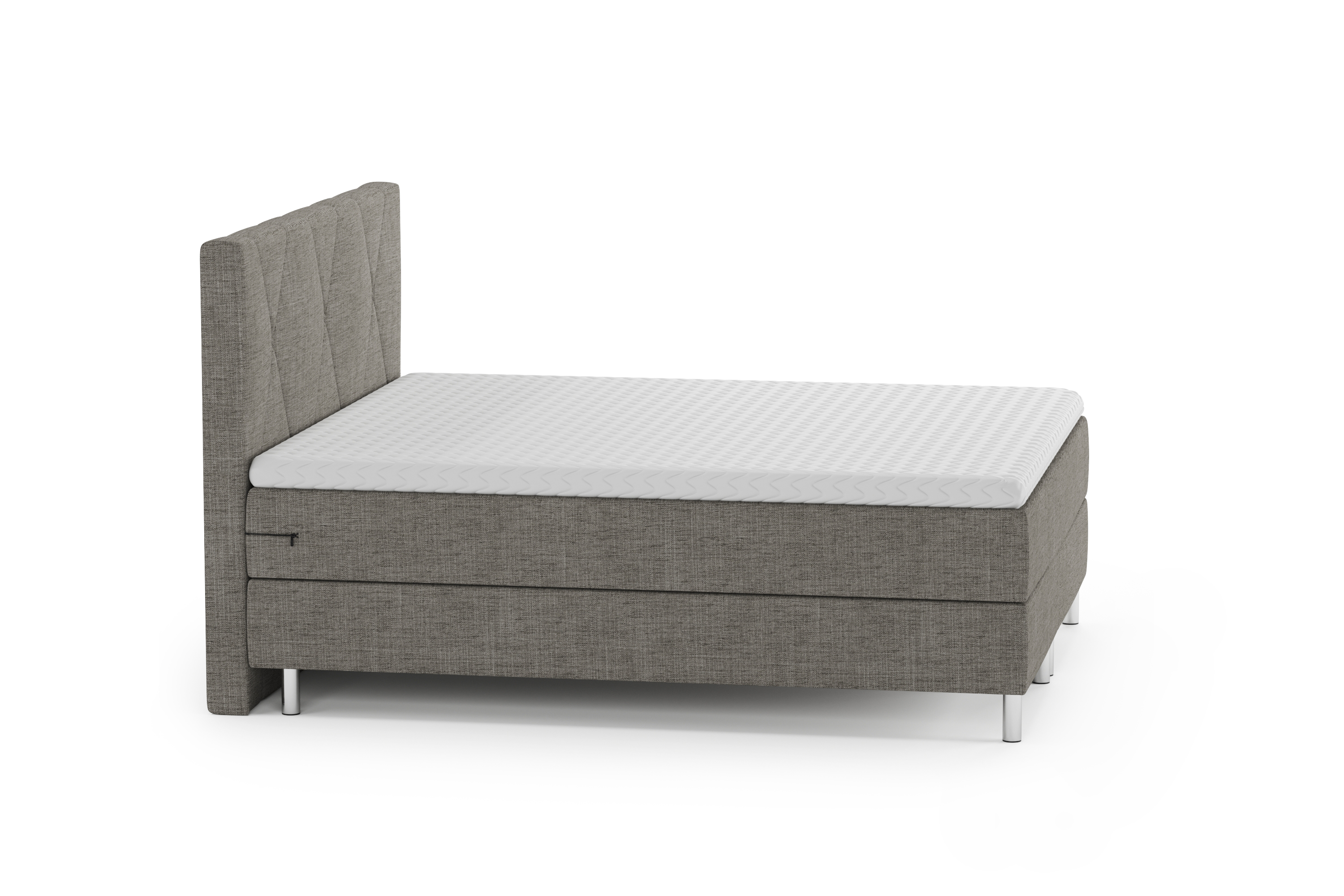 Boxspringbett TWILIGHT 160 x 200 cm grau