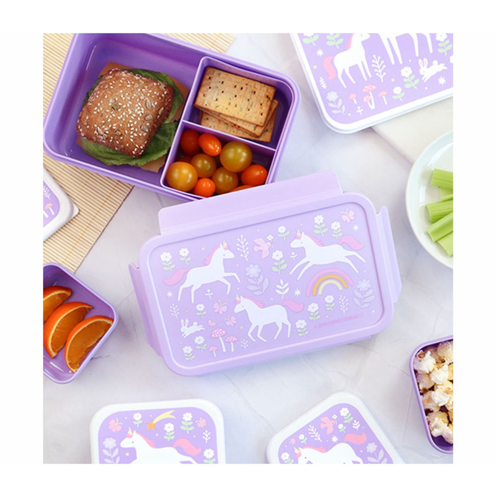 Køb A Little Lovely Company Unicorn Dreams Bento Madkasse