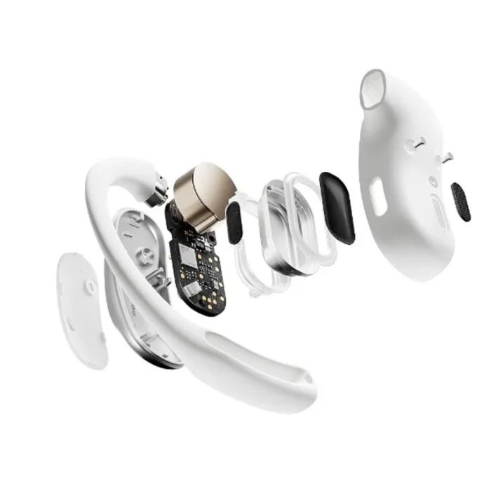Shokz Unisex Hovedtelefoner OpenFit Air Hvid