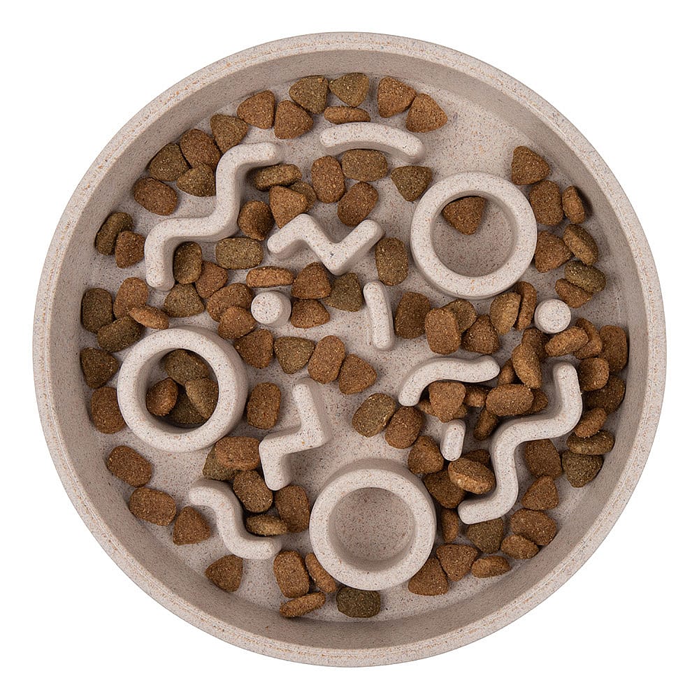 District 70 Bamboo Anti-schrok Voerbak Kat | Merengue | 12666