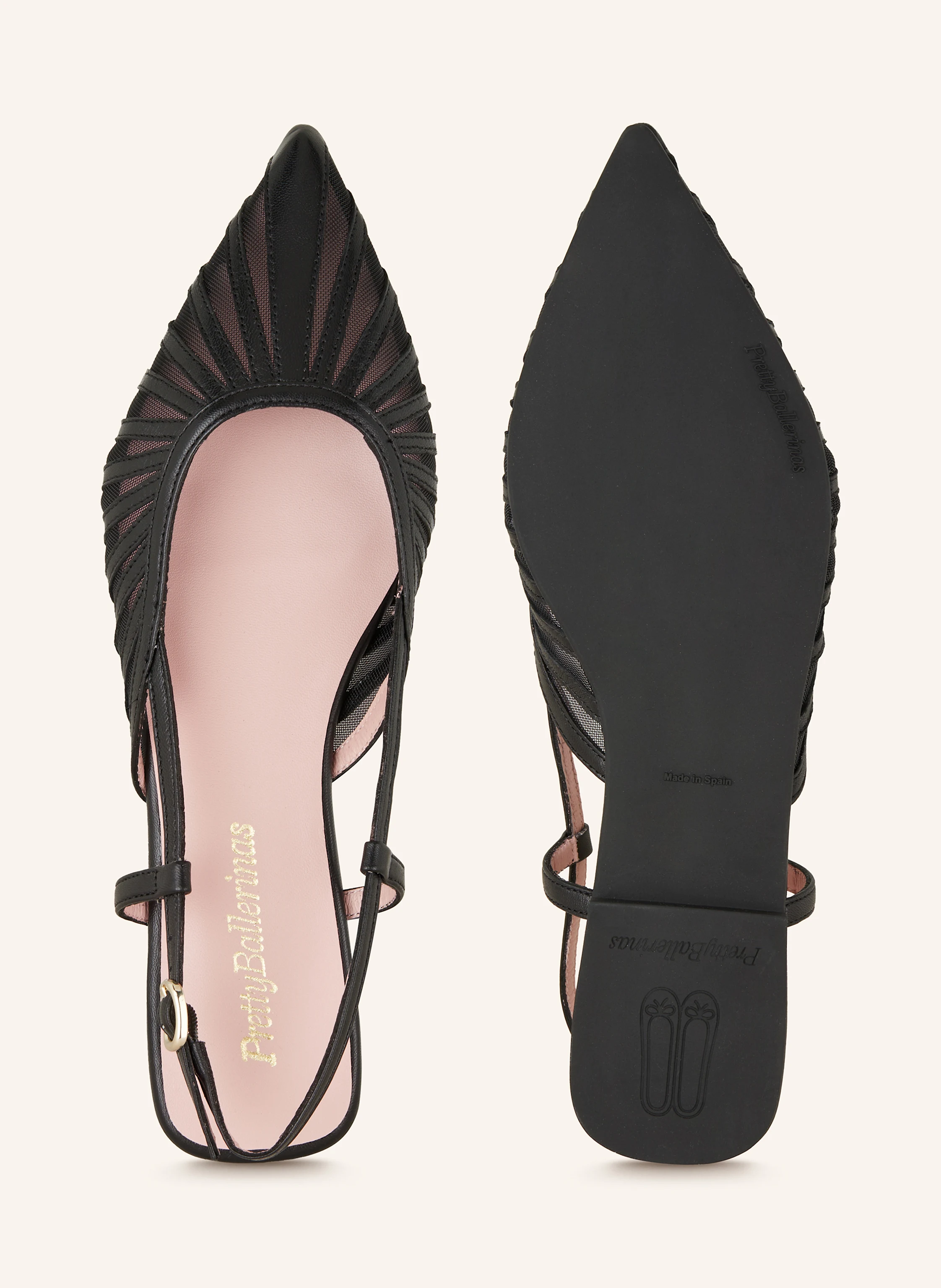 Pretty Ballerinas Slingballerinas RED NEGRO COTON