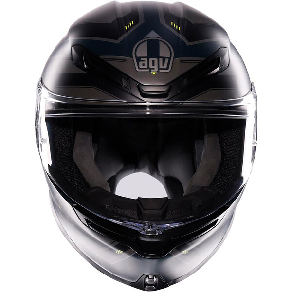 AGV - Casque K6 S Enhance Gris Mat / Jaune fluo
