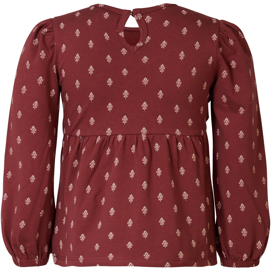 Noppies Langarmshirt Aldine Oxblood Red
