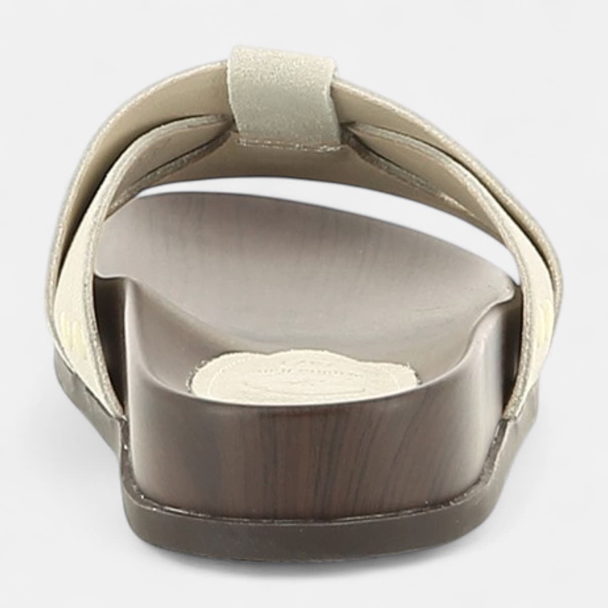 Mules Femme en cuir beige