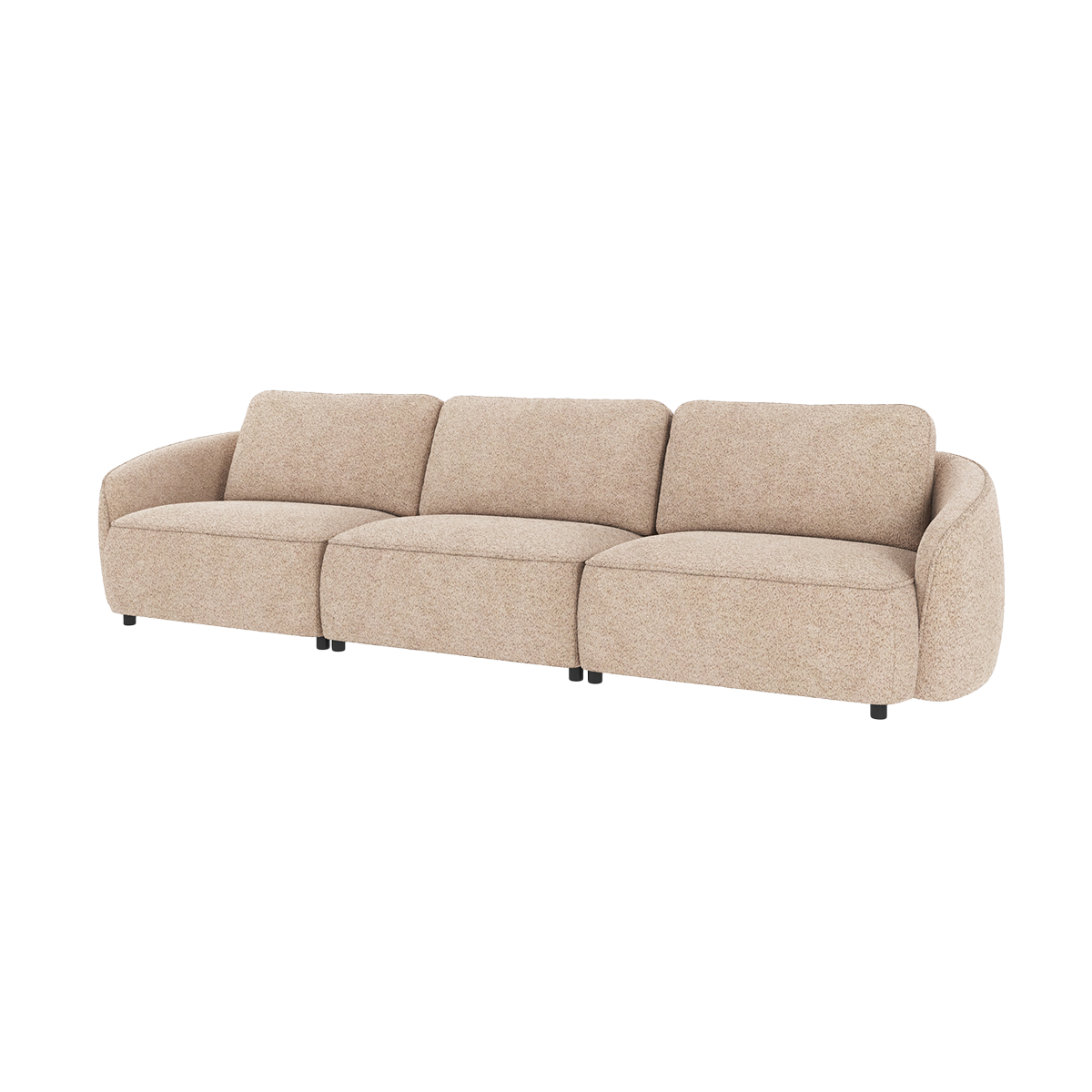 Rowico Home Norris Gestoffeerde 4 Zitsbank Beige - 319 cm