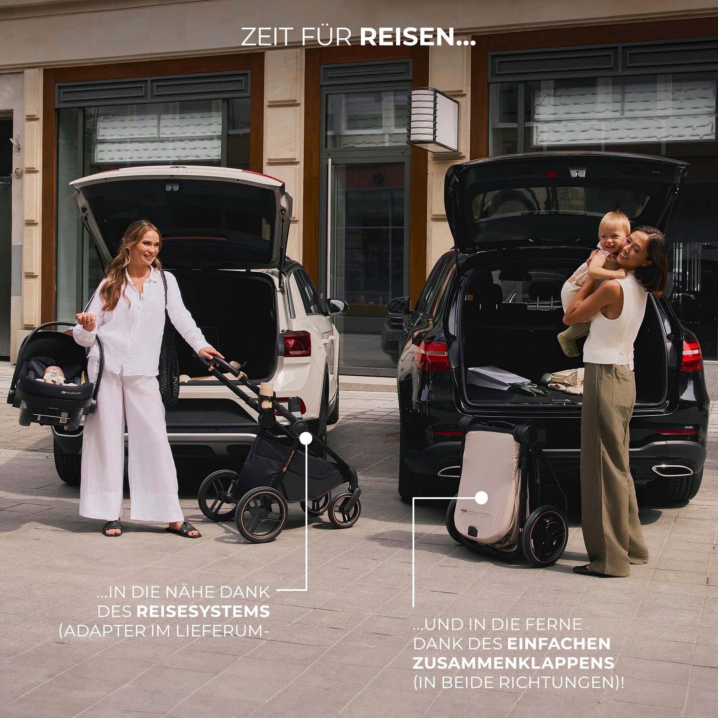 Kinderkraft Kombikinderwagen NEA 2.0 soft beige