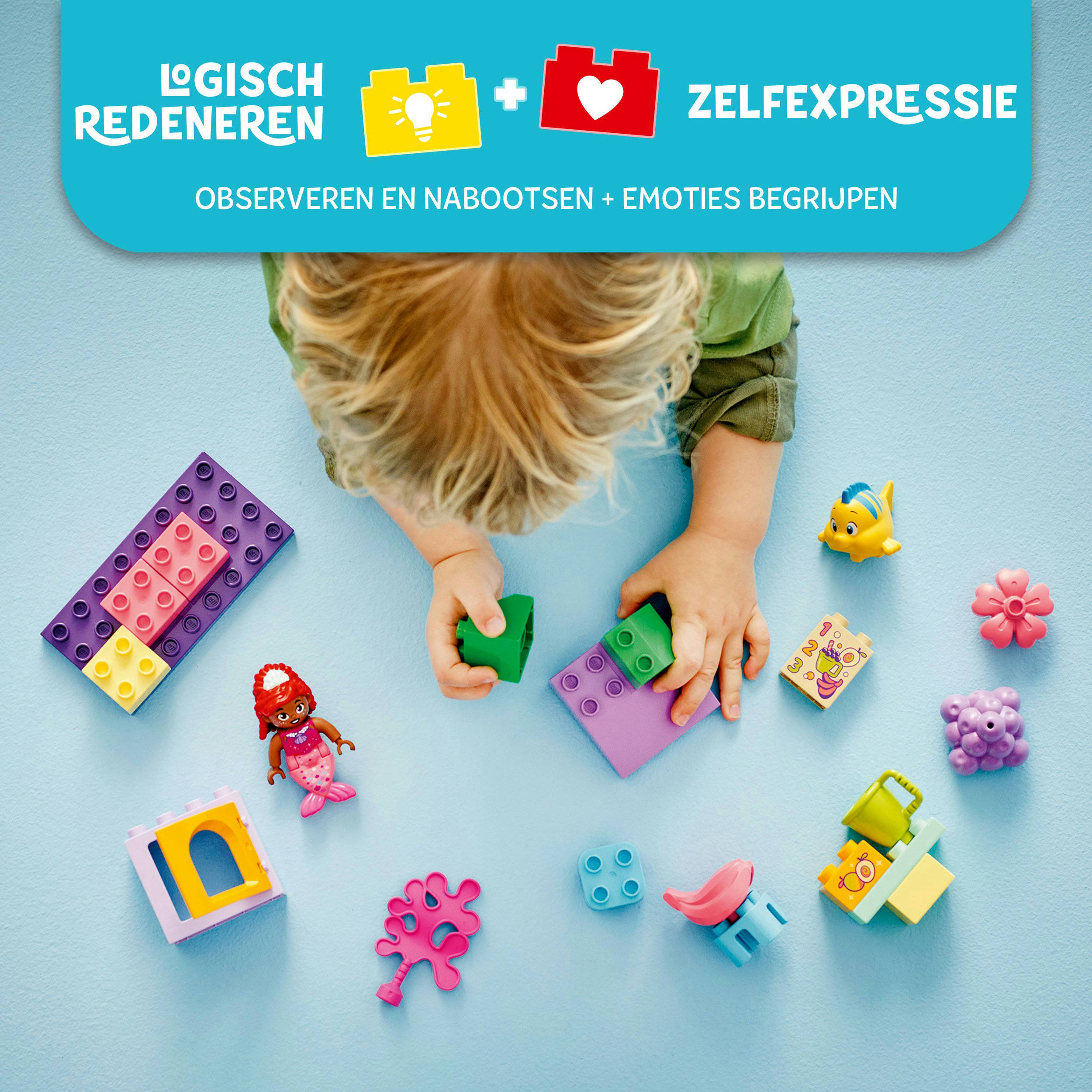 LEGO Disney Kraampje van Ariël en Botje Bouwbaar De Kleine Zeemeermin Speelgoed 10420