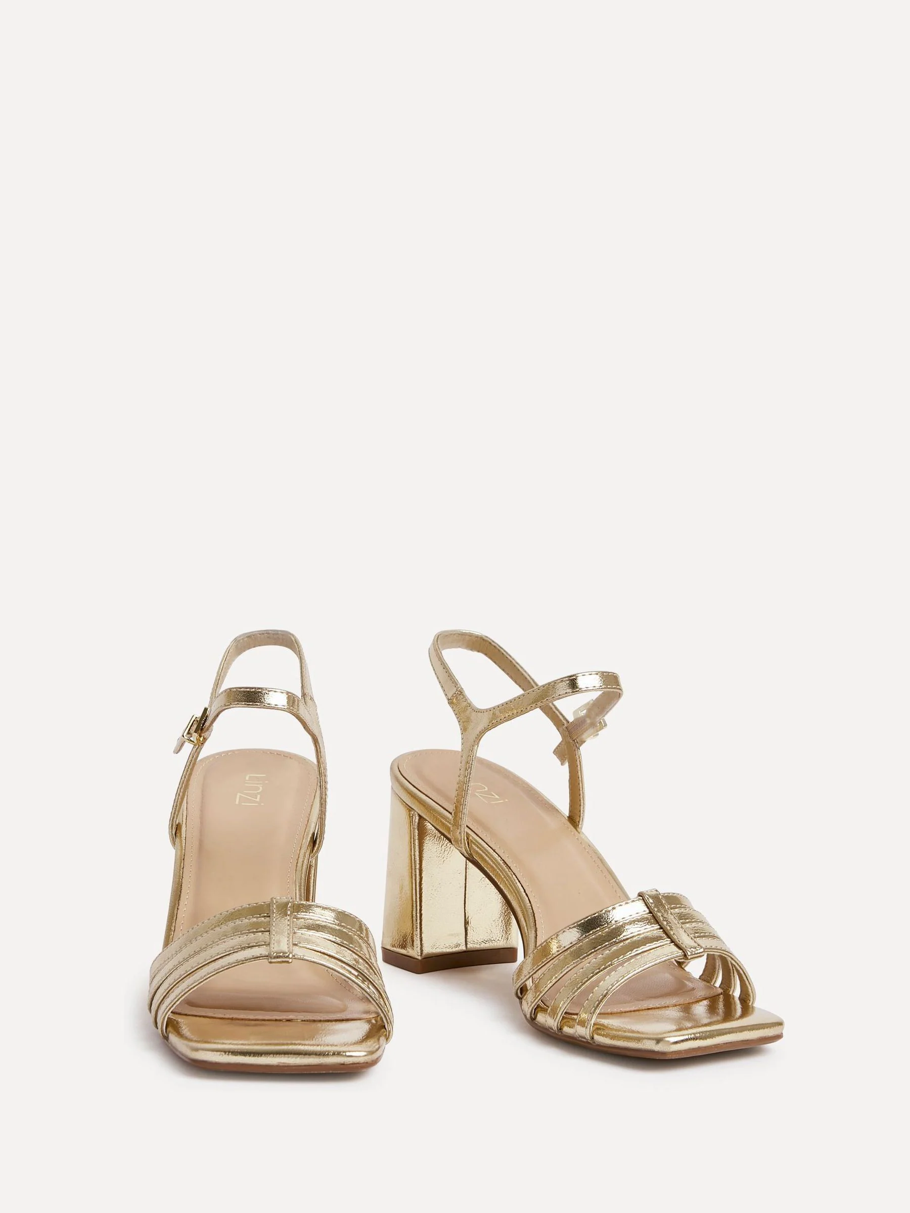 Goud - Linzi Annie Strappy Heel Sandals
